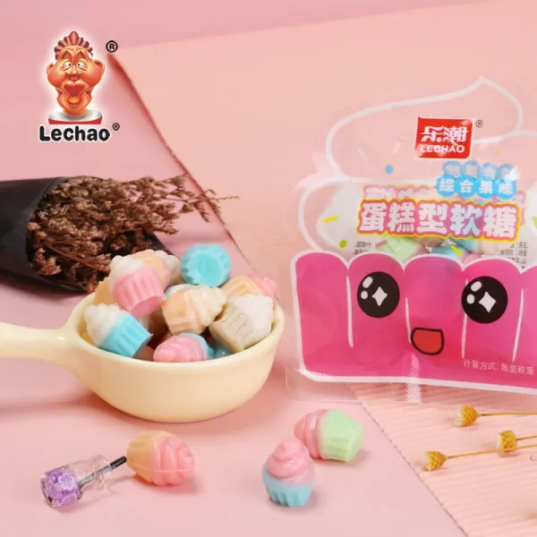 LeChao 3D:4D Gummy Sweets Wholesale, Gummy Cupcakes Bulk-5