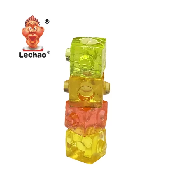 LeChao Bulk Bags of Gummy Candy, 4D Gummy Blocks Wholesale-1