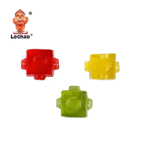 LeChao Bulk Bags of Gummy Candy, 4D Gummy Blocks Wholesale-5