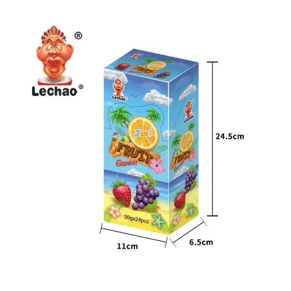 LeChao Bulk Fruit Gummy Candy, Assorted Gummy Wholesale-1
