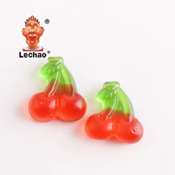LeChao Bulk Gummi-Kirschen, Obst Gummibonbons Großhandel-3