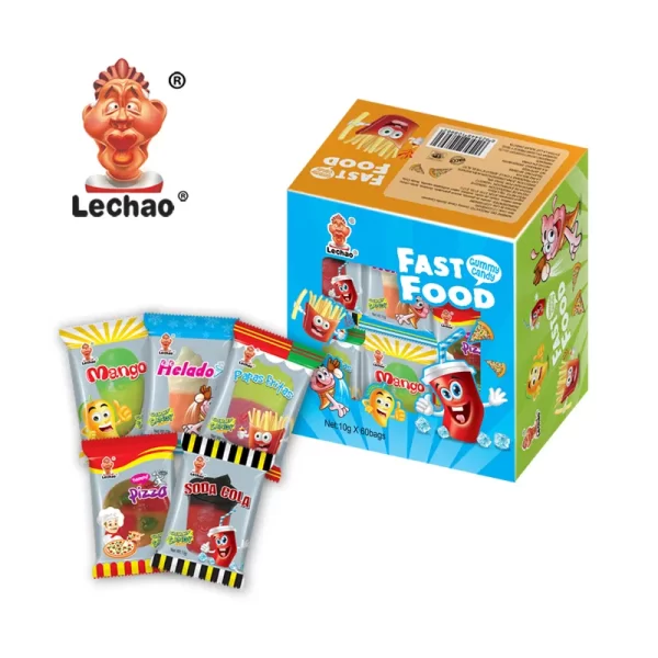 LeChao Bulk Jelly Sweets, Fast Food Gummy Candies Wholesale-4
