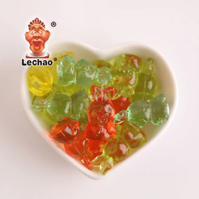 LeChao Factory Wholesale Jelly Sweets, Bulk 3D Gummy Bunny-3