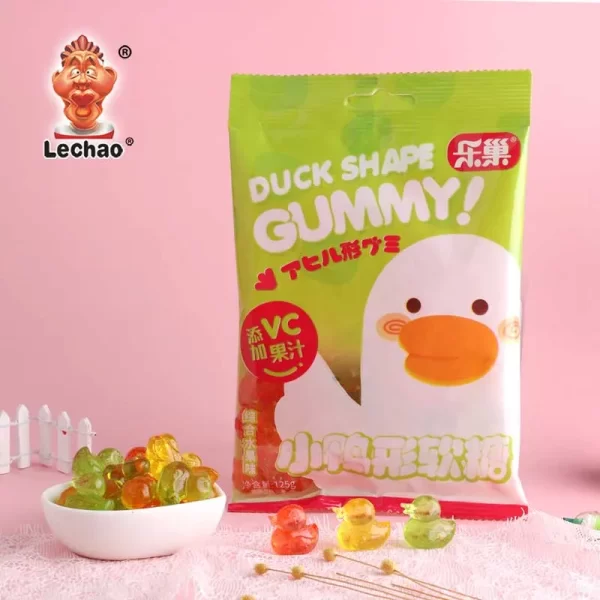LeChao Gummy Candy Mix Bulk, 3D Duck Gummies Wholesale-2