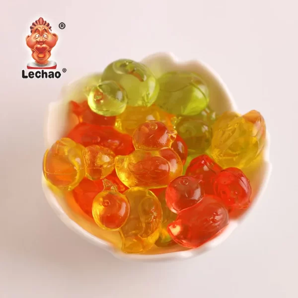 LeChao Gummy Candy Mix Bulk, 3D Duck Gummies Wholesale-3
