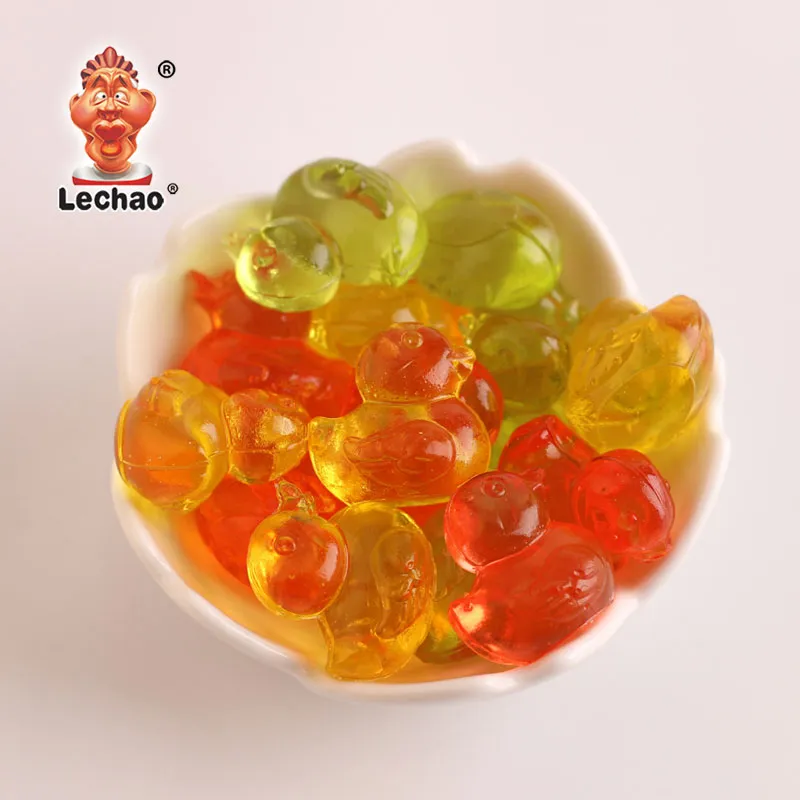 LeChao Gummy Candy Mix Bulk, 3D Duck Gummies Wholesale-3