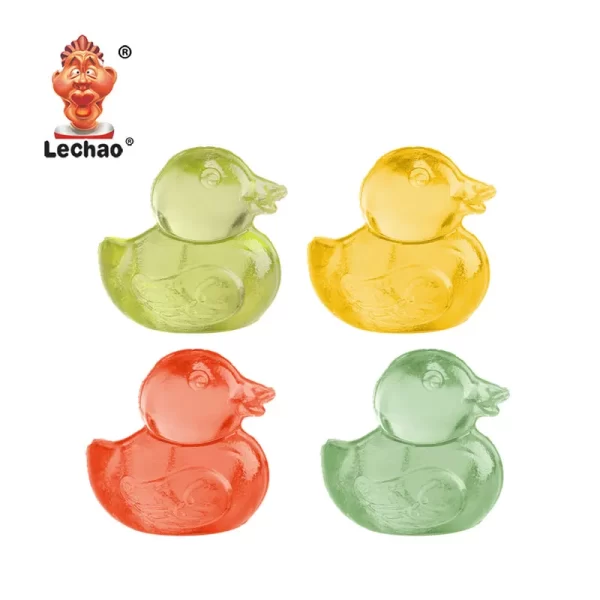 LeChao Gummy Candy Mix Bulk, 3D Duck Gummies Wholesale-4