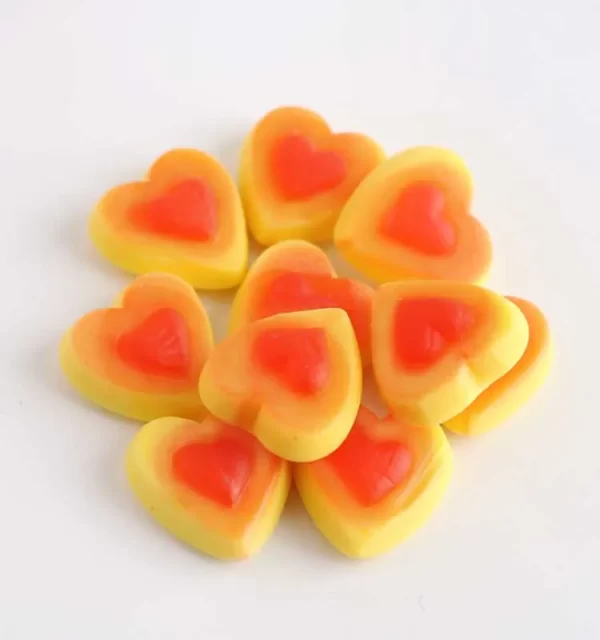 LeChao Gummy Hearts Bulk, Chewy Gummy Candies Wholesale-1