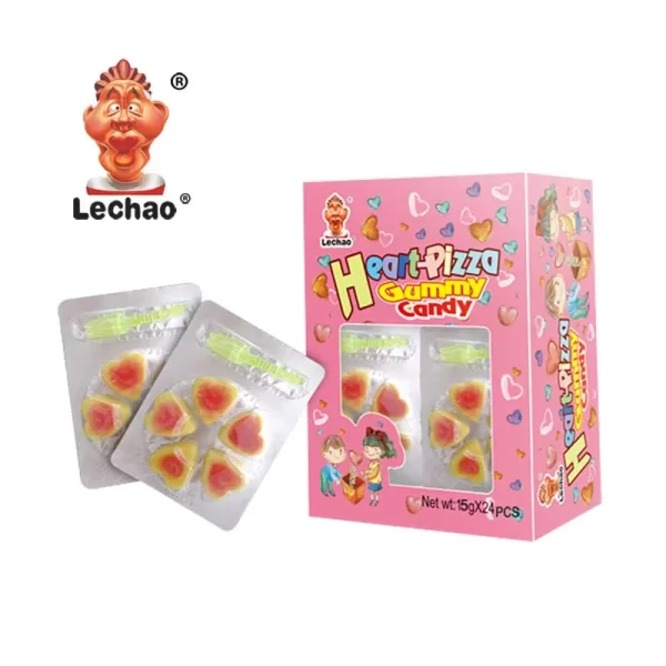 LeChao Gummy Hearts Bulk, Chewy Gummy Candies Wholesale-3