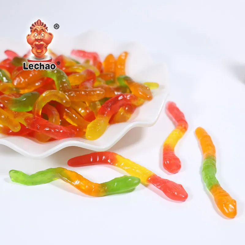 LeChao Gummy Snakes Wholesale, Chewy Soft Candies In Bulk-3