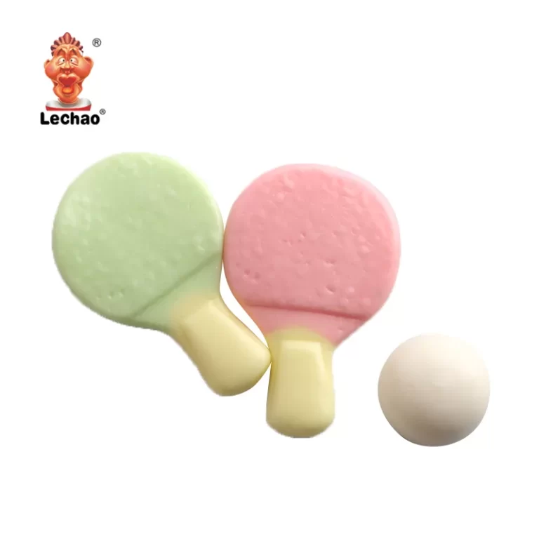LeChao Halal Gummis Bulk, Verspielte Tischtennis Gummibonbons-1