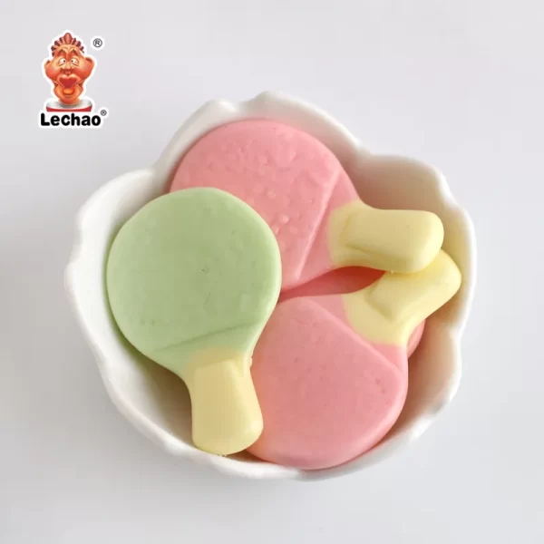 LeChao Halal Gummies Bulk, Playful Table Tennis Gummy Candy-2
