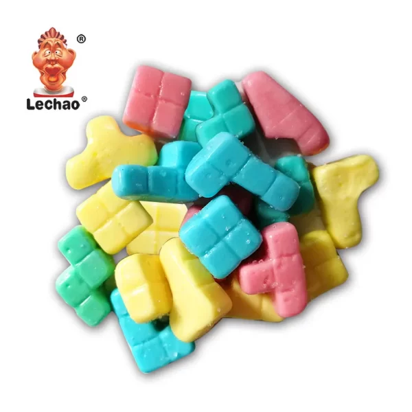 LeChao Wholesale Chewy Candy, Playful Tetris Gummies In Bulk-2