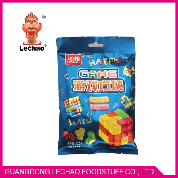 LeChao Wholesale Chewy Candy, Playful Tetris Gummies In Bulk-3