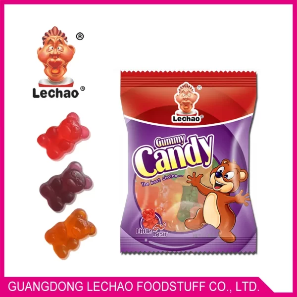 LeChao Wholesale Gummy Bears, Bouncy Gummy Candy Bulk-4