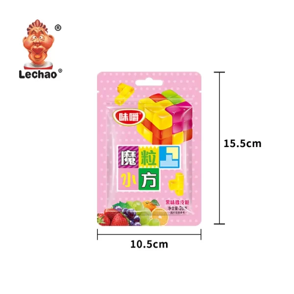 Playful Bulk Chewy Candies, LeChao Tetris Gummies Wholesale-2