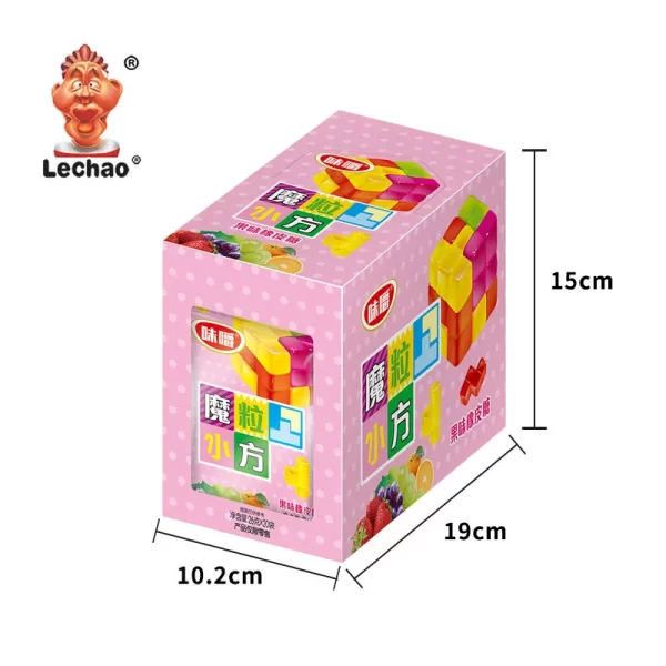 Playful Bulk Chewy Candies, LeChao Tetris Gummies Wholesale-3