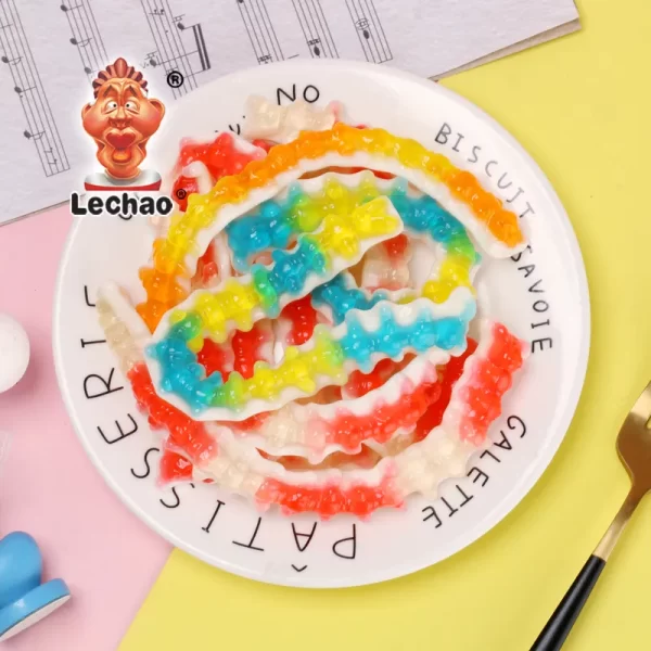 Springy Jelly Sweets Wholesale, LeChao Gummy Centipedes Bulk-1