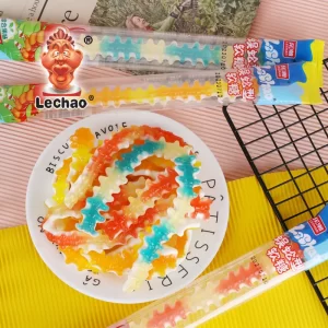 Springy Jelly Sweets Wholesale, LeChao Gummy Centipedes Bulk-2