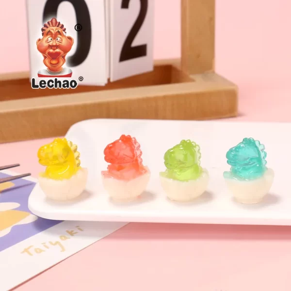 3D:4D Gummy Dinosaurs Bulk, 50% Juice Added Jelly Candies-2