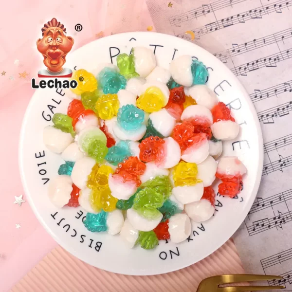 3D:4D Gummy Dinosaurs Bulk, 50% Juice Added Jelly Candies-4