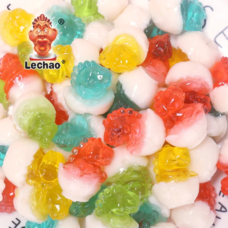 3D:4D Gummy Dinosaurs Bulk, 50% Juice Added Jelly Candies-5