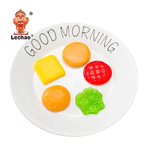 Buildable Bulk Gummy Hamburgers, Playful Gummy Candies-1