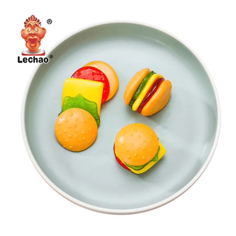Buildable Bulk Gummy Hamburgers, Playful Gummy Candies-2