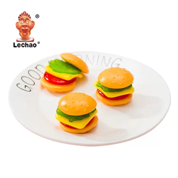 Buildable Bulk Gummy Hamburgers, Playful Gummy Candies-3