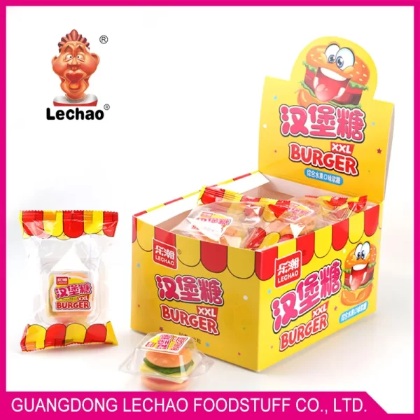 Buildable Bulk Gummy Hamburgers, Playful Gummy Candies-5