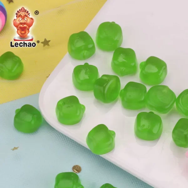 Green Apple Gummies Wholesale, Factory Supply Jelly Candy-2