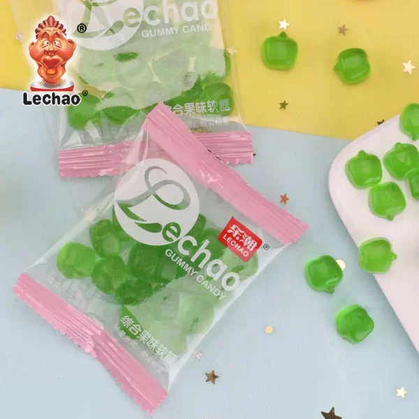 Green Apple Gummies Wholesale, Factory Supply Jelly Candy-3