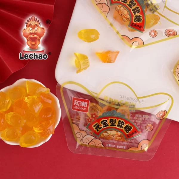 LeChao 3D YuanBao Gummy Wholesale, Ingots Gummies Bulk-1