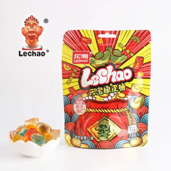 LeChao 3D YuanBao Gummy Wholesale, Ingots Gummies Bulk-2
