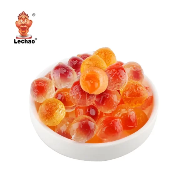 LeChao Bulk Jam Filled Candy, Fruity Gummy Candy Wholesale-3