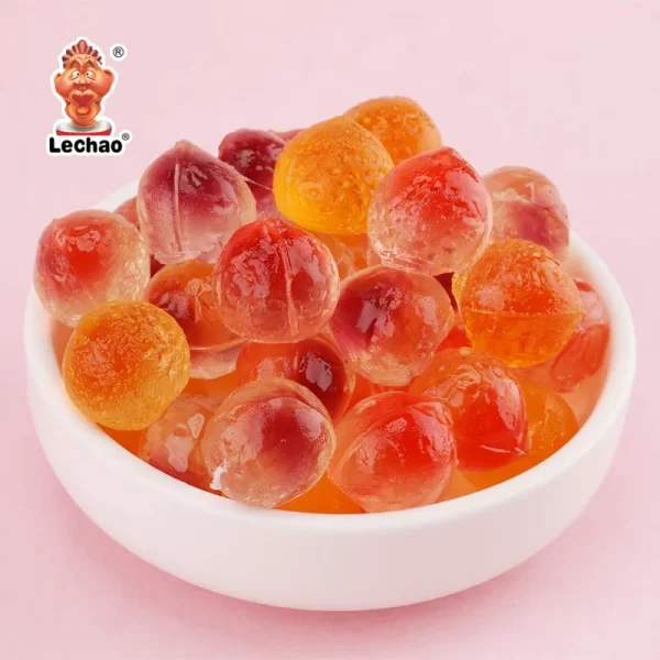 LeChao Bulk Jam Filled Candy, Fruity Gummy Candy Wholesale-5