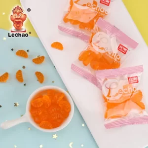 LeChao Orange Slice Gummies Bulk, Jelly Candy Wholesale-2