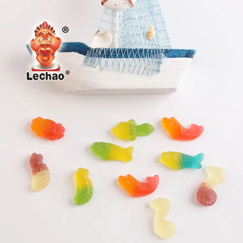 LeChao Sea Animal Gummy Mix Bulk, Support Custom Package-2