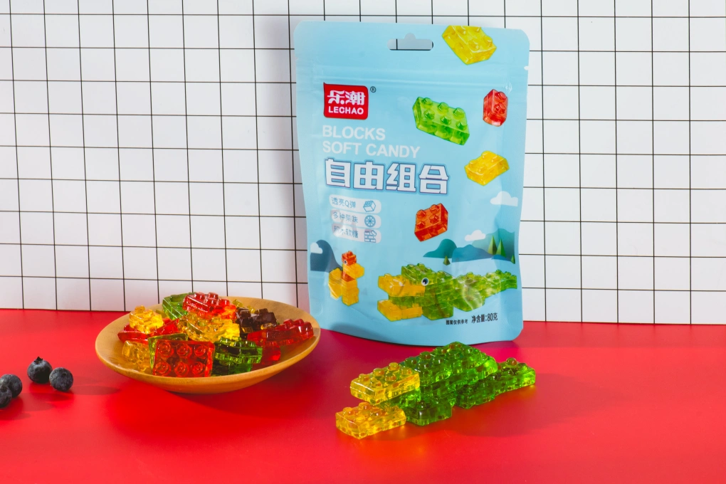 Most Popular Gummy Candy, 4D Blocks Gummy-3