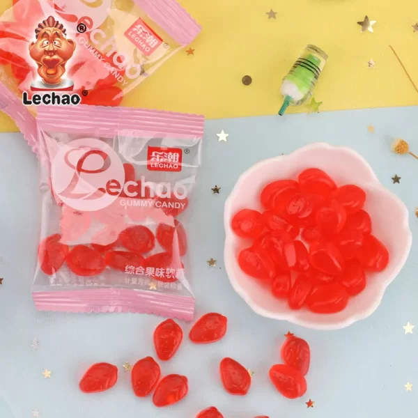 Strawberry Gummies Wholesale, LeChao Chewy Soft Candy Bulk-1