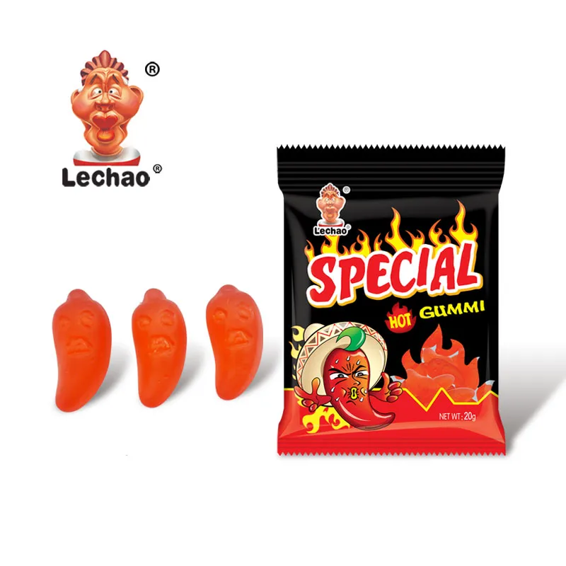 Wholesale Soft Candies, LeChao Chili Gummy Candy Bulk Supply-2