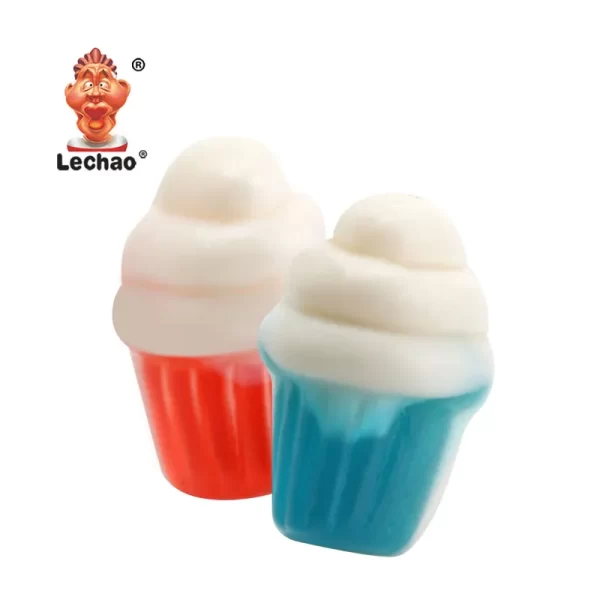 Custom Shaped Gummies Wholesale, 3D Gummy Cupcakes Bulk-2