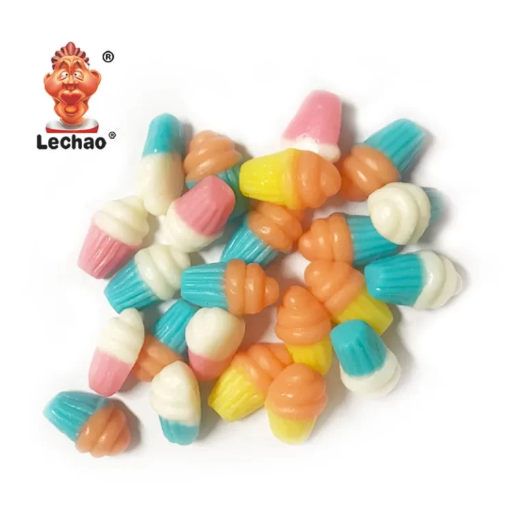 Custom Shaped Gummies Wholesale, 3D Gummy Cupcakes Bulk-4