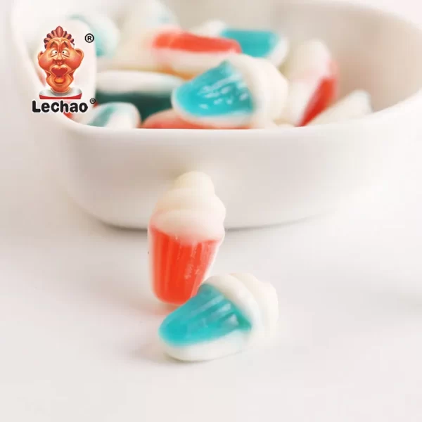 Halal Jelly Sweets Wholesale, LeChao Bulk Gummy Ice Cream-4