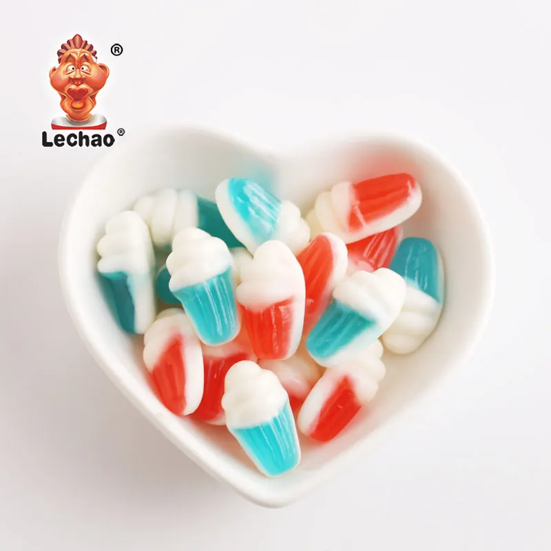 Halal Jelly Sweets Wholesale, LeChao Bulk Gummy Ice Cream-5