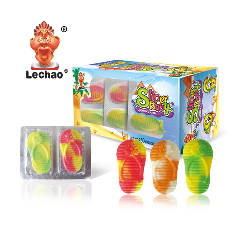 LeChao Bulk Gummies For Sale, Slipper Shape Gummy Candy-4