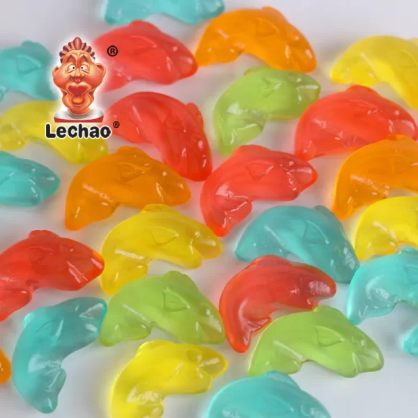 LeChao Bulk Gummy Fish, Colorful Gummy Candy Mix Wholesale-2
