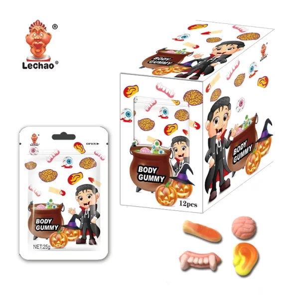LeChao Halloween Gummies Bulk, Wholesale Gummy Body Parts-9