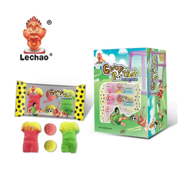 LeChao Soccer Gummies Wholesale, Bulk Boxes Gummy Candies-6