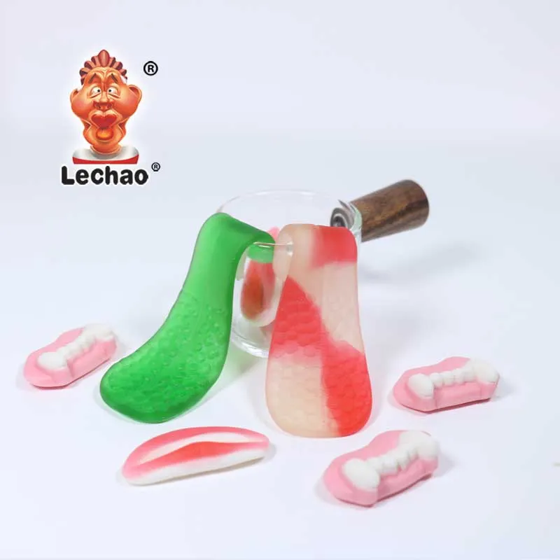 LeChao Soft Sweets Bulk, Teeth & Tongue Gummy Candies-2